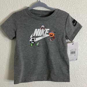 NWT- Nike- boys carbon heather tshirt- Size 12 months